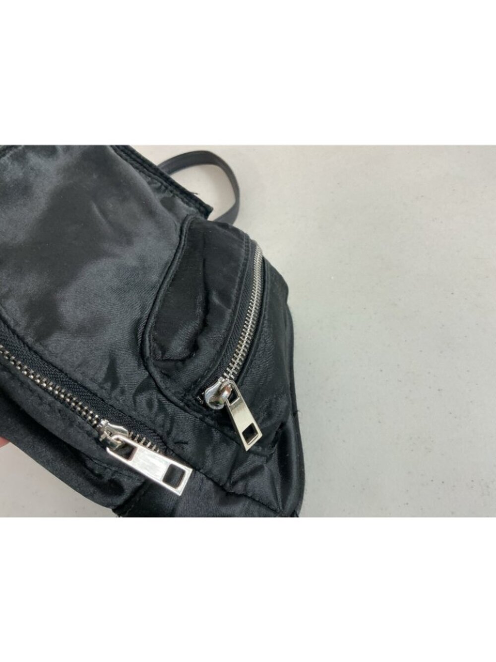 Steve Madden Womens Mini Backpack Black Luxury Fashion Bag - Picture 4 of 8